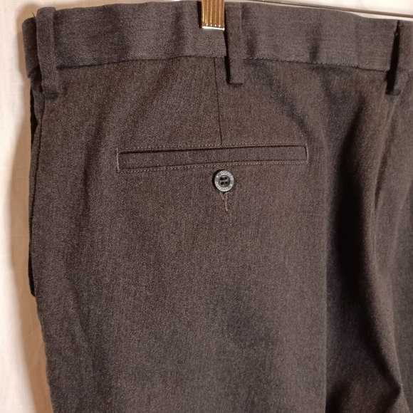Dockers Relax Fit Comfort Heather Gray Stretch Waist Slacks Pants - Picture 5 of 9
